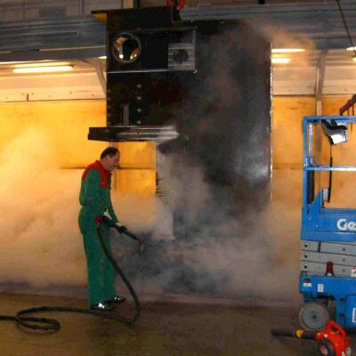 Generatore di vapore saturo per sgrassaggio a basso refluo