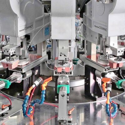 Impianto automatico di tampografica ad elevata automazione e produttività